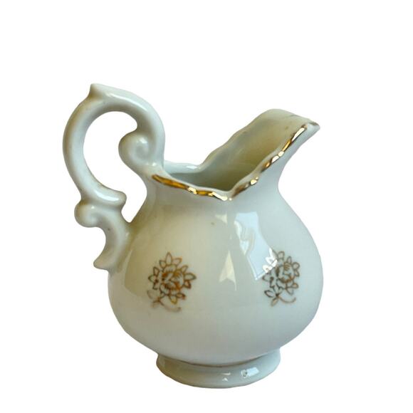 Vintage Porcelain Miniature Pitcher & Bowl Set - Picture 4 of 8